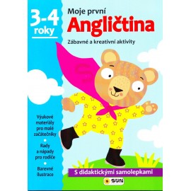 Moje první Angličtina 3-4 roky - Zábavné a kreativní úkoly a aktivity 