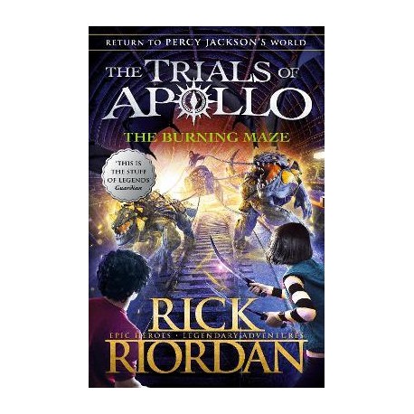 The Burning Maze (The Trials of Apollo Book 3) (large paperback)