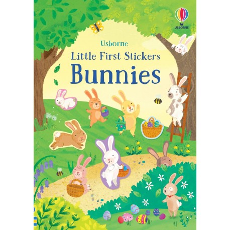 Usborne: Little First Stickers Bunnies