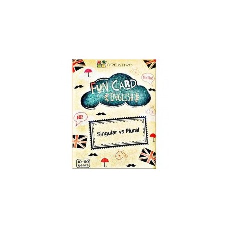 Fun card english Singular vs. Plural