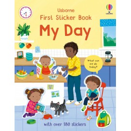 Usborne: First Sticker Book My Day 