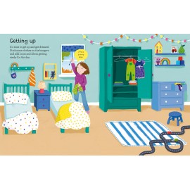 Usborne: First Sticker Book My Day 