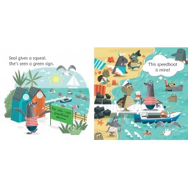 Usborne:  Seal at the Wheel 