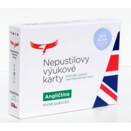  Angličtina - Nepustilovy výukové karty / Mírně pokročilí 