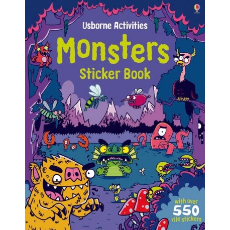 Monsters Sticker Book (Usborne Activities)