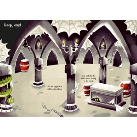 Usborne: Sparkly Halloween Sticker Book