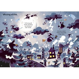 Usborne: Sparkly Halloween Sticker Book