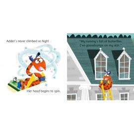 Usborne Phonics Readers: Adder up a ladder