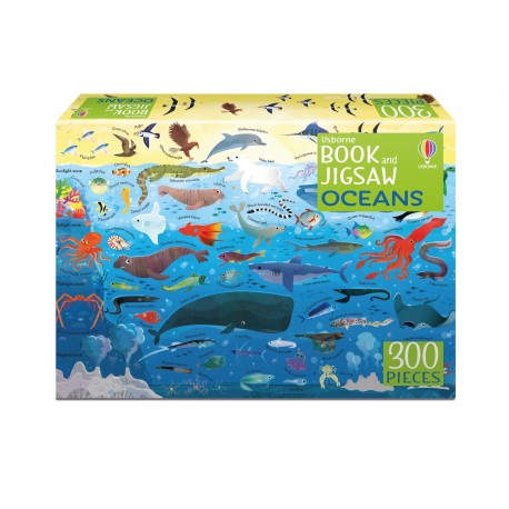 Usborne: Book and Jigsaw Oceans 