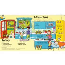 Usborne: Look Inside Food 