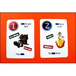 Creativo - Fun card English Who, When, Where