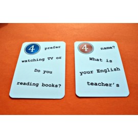 Creativo - Fun card English My First 50 Questions