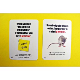 Fun card English Valentine´s Day
