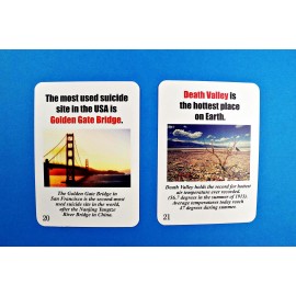 Fun card English The USA Quiz