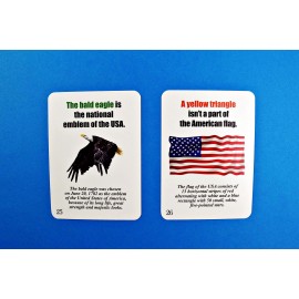 Fun card English The USA Quiz