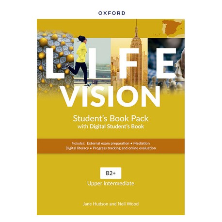 Life Vision Upper Intermediate Student Book with Digital Pack 