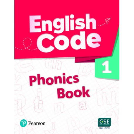 English Code 1 Phonics Book with Audio & Video QR Code