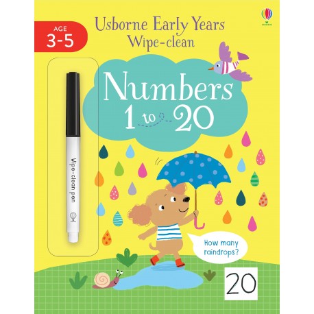 Usborne: Early Years Wipe-Clean Numbers 1 to 20