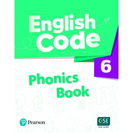 English Code 6 Phonics Book with Audio & Video QR Code