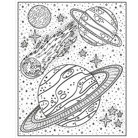 Usborne: Space Magic Painting Book 