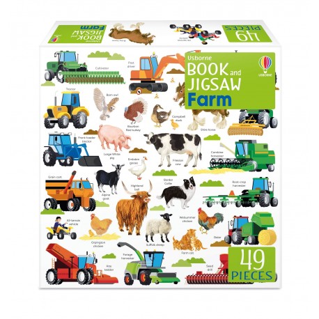 Usborne Book and Jigsaw Farm