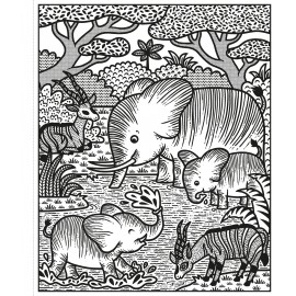 Usborne Jungle Magic Painting Book 