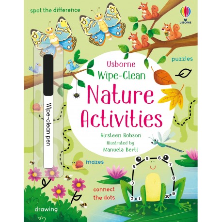Usborne: Wipe-Clean Nature Activities
