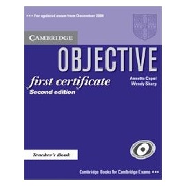 Objective First Certificate Updated Ed. Teacher's Book