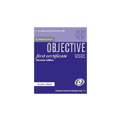 Objective First Certificate Updated Ed. Teacher's Book