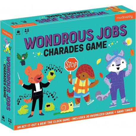 Wondrous Jobs Charades Game povolání v angličtině hravě Wondrous Jobs Charades Game povolání v angličtině hravě