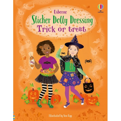 Usborne:  Sticker Dolly Dressing Trick or treat 