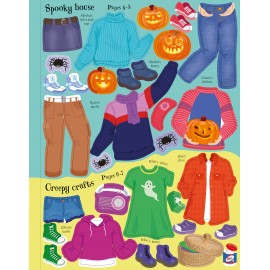 Usborne:  Sticker Dolly Dressing Trick or treat 