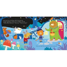 Usborne Book and 3 Jigsaws: Halloween