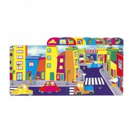The city -Lift-The-Flap Tab Book