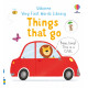Usborne Very First Words Library: Things that go
