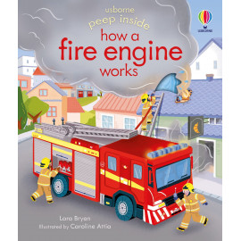 Usborne: Peep Inside how a Fire Engine works