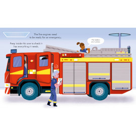 Usborne: Peep Inside how a Fire Engine works