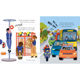 Usborne: Peep Inside how a Fire Engine works