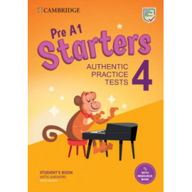 Pre A1 Starters 4 Student's Book with Answers with Audio with Resource Bank: Authentic Practice Tests