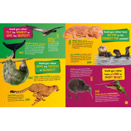 National Geographic Kids: Would you rather? Animals: A fun-filled family game book