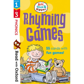  Read with Oxford: Biff, Chip and Kipper: Rhyming Games Flashcards 
