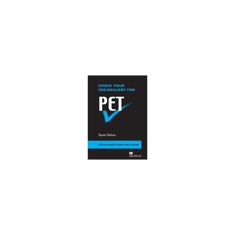 Check Your Vocabulary for PET