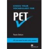 Check Your Vocabulary for PET