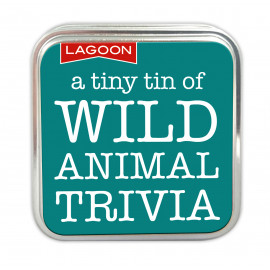 Wild Animal Trivia Tiny Tin zajímavosti o zvířatech v angličtině