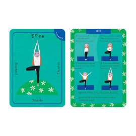 Yoga Pretzels: 50 Fun Yoga Activities Jóga v angličtině karty