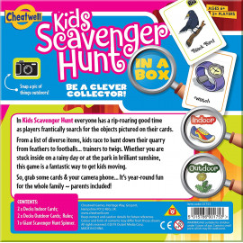 Kids Scavenger Hunt stolní hra v angličtině na ven i na doma