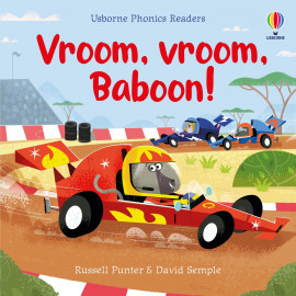 Usborne Phonics Readers: Vroom, vroom, Baboon!