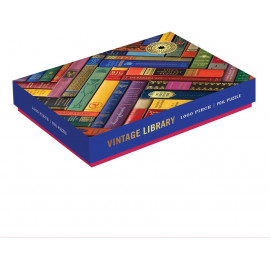 Phat Dog Vintage Library 1000 Piece Foil Stamped Puzzle