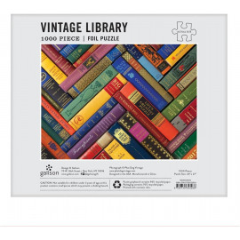 Phat Dog Vintage Library 1000 Piece Foil Stamped Puzzle
