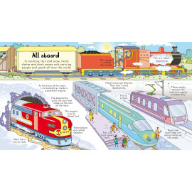 Usborne: Look Inside Trains